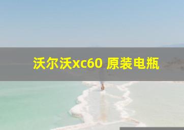 沃尔沃xc60 原装电瓶